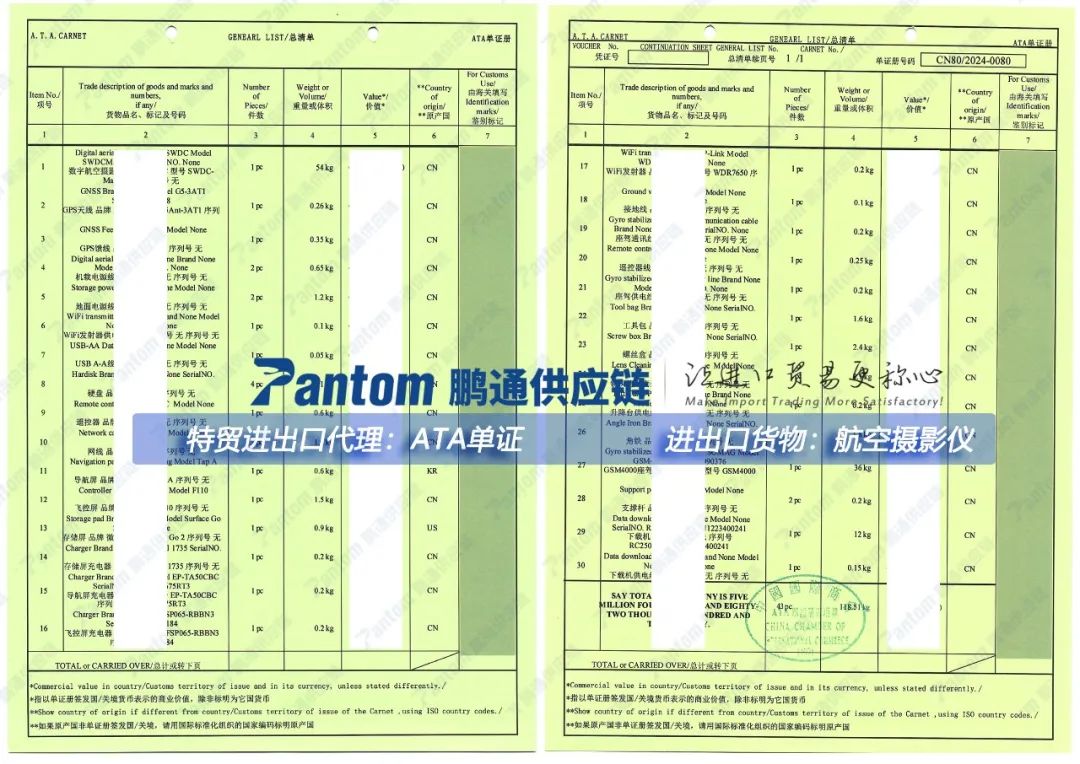 ATA货物进出口通关，就找我们的专业代理服务！